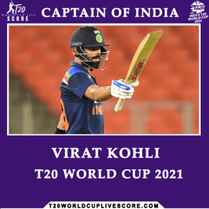 Who Will Be The Captain of India in ICC T20 World Cup 2021