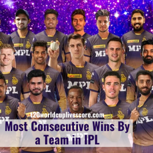Most Consecutive Wins By a Team in IPL - IPL Records