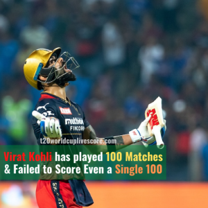 Virat Kohli has Played 100 Matches & Failed to Score a Single Century