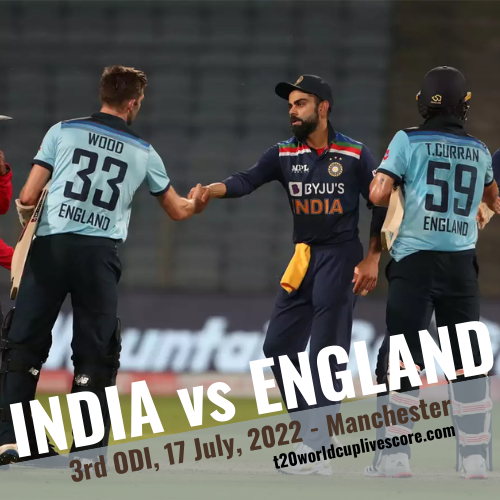 India vs England 3rd ODI Live Cricket Streaming & Score Series 2022