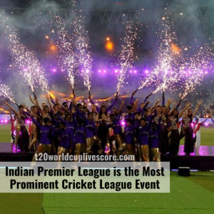 Indian Premier League is the Most Prominent Cricket League Event