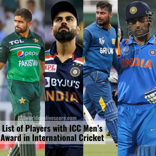List of Players with ICC Men’s Award in International Cricket