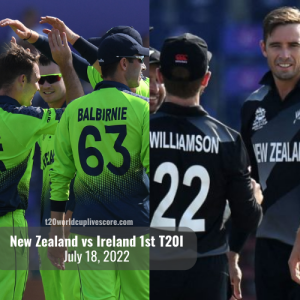 New Zealand vs Ireland 1st T20I Live Stream - NZ tour to Ireland 2022