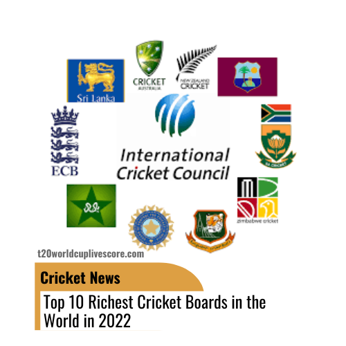 Top 10 Richest Cricket Boards in the World in 2022