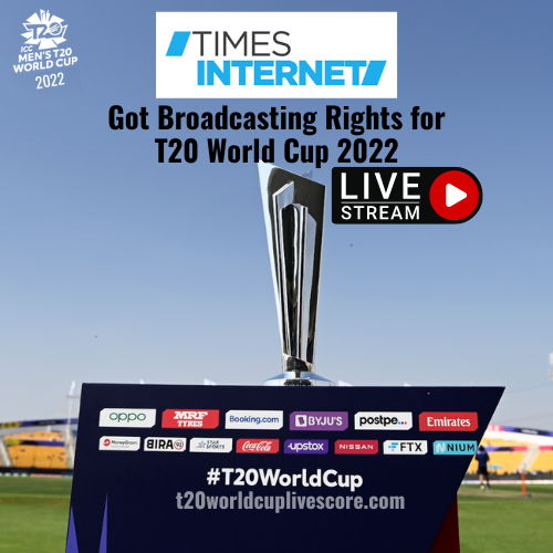Times Internet Got Broadcasting Rights for T20 World Cup 2022