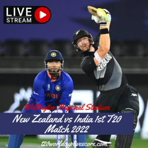 New Zealand vs India 1st T20I Match Live Streaming 2022 Online