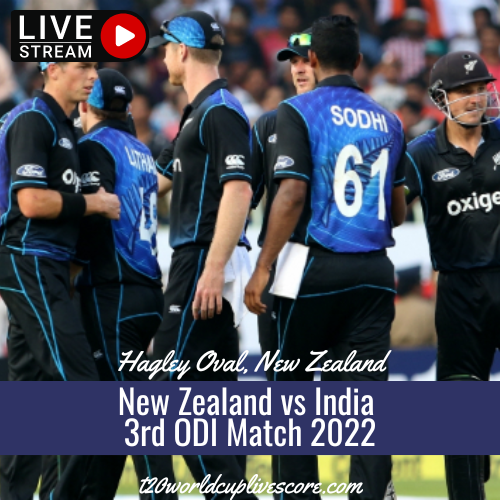 New Zealand vs India 3rd ODI Match 2022 Live Streaming Free