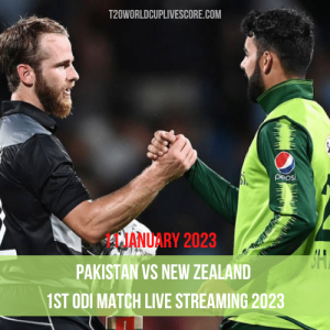 Pakistan vs New Zealand 1st ODI Match Live Streaming 2023