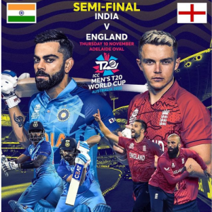 Semi-Final 2 India vs England T20 World Cup 2022 Live Streaming