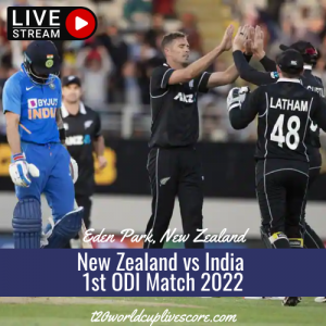 Where to Watch India vs New Zealand 1st ODI Match Live Stream