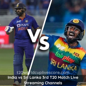 India vs Sri Lanka 3rd T20 Match Live Streaming Channels