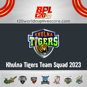 Khulna Tigers Team Squad 2023, Captain, Owner, Players Details