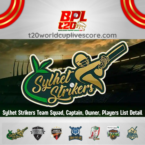 Sylhet Strikers Team Squad, Captain, Owner, Players List Detail