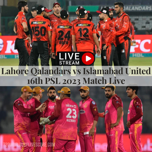 16th Match Lahore Qalandars vs Islamabad United Live Streaming