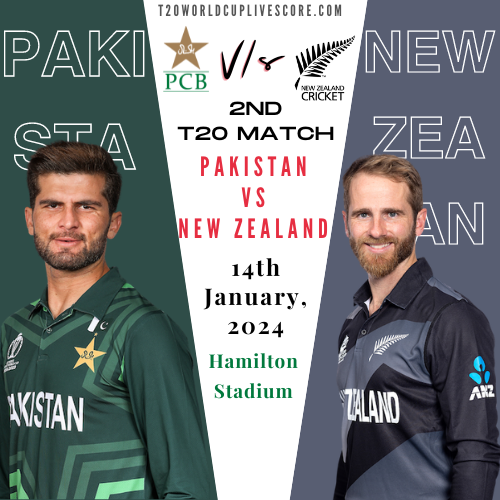 Pakistan vs New Zealand 2nd T20 Match Live Streaming 2024