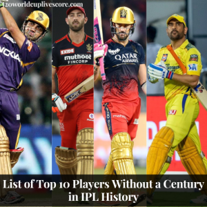 List of Top 10 Players Without a Century in IPL History