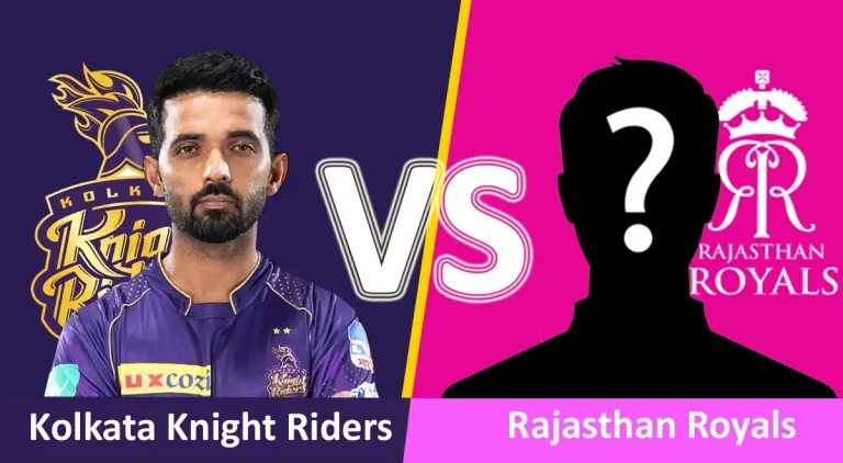 Kolkata Knight Riders vs Rajasthan Royals Timeline