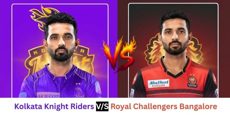 Kolkata Knight Riders vs Royal Challengers Bangalore Timeline