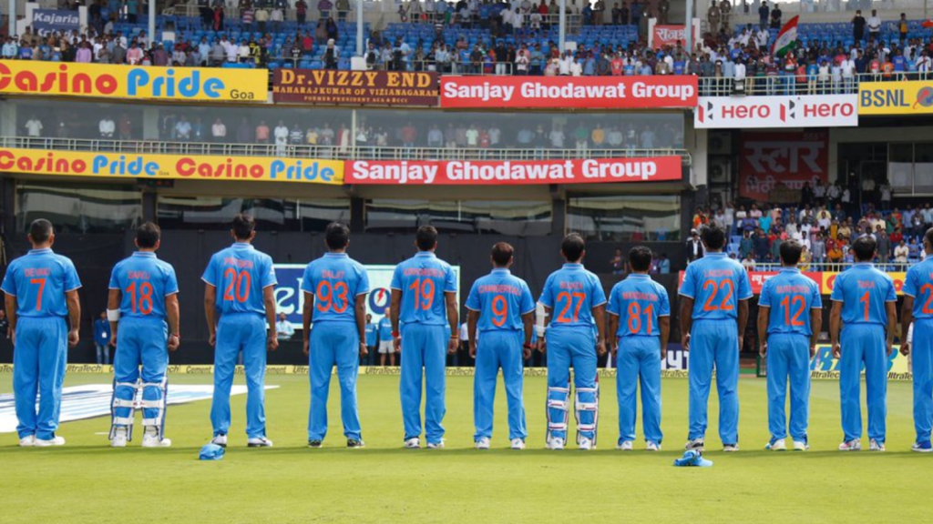 Indian Cricket Team Jersey Numbers