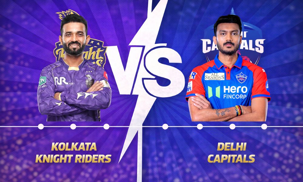 Kolkata Knight Riders VS Delhi Capitals timeline