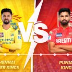 Chennai Super Kings VS Punjab Kings timeline