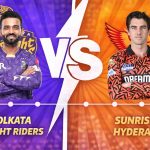 Kolkata Knight Riders VS Sunrisers Hyderabad timeline