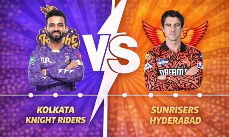 Kolkata Knight Riders VS Sunrisers Hyderabad timeline