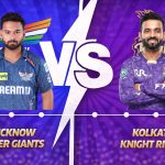Lucknow Super Giants VS Kolkata Knight Riders timeline