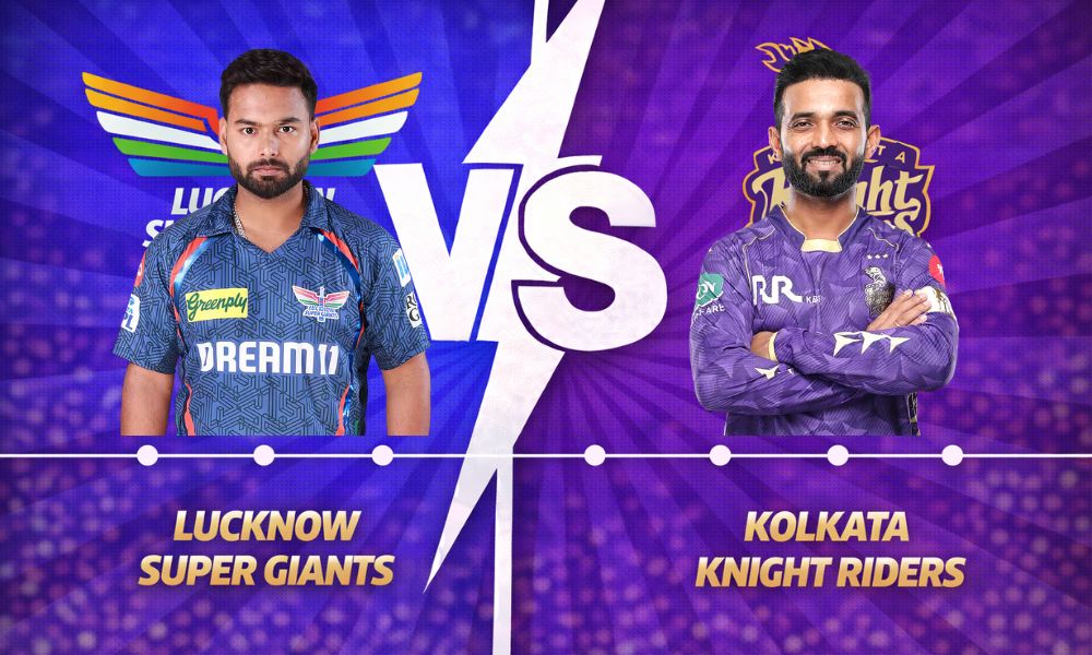Lucknow Super Giants VS Kolkata Knight Riders timeline