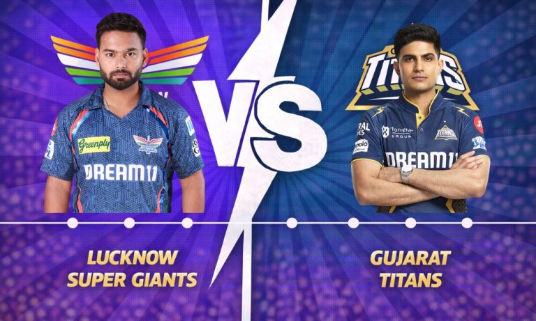 Lucknow Super Giants vs Gujarat Titans timeline