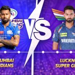 Mumbai Indians VS Lucknow Super Giants timeline