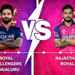 Royal Challengers Bengaluru VS Rajasthan Royals timeline