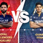 Royal Challengers Bengaluru vs Gujarat Titans timeline