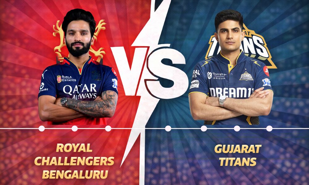 Royal Challengers Bengaluru vs Gujarat Titans timeline