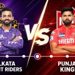 Kolkata Knight Riders vs Punjab Kings Timeline