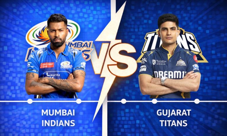 Mumbai Indians VS Gujarat Titans timeline