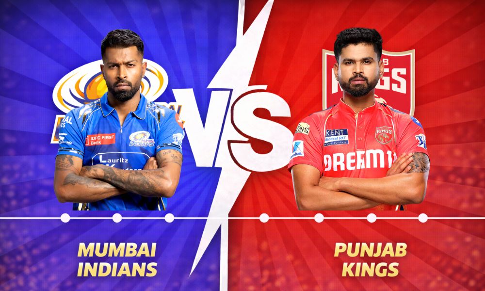 Mumbai Indians VS Punjab Kings timeline