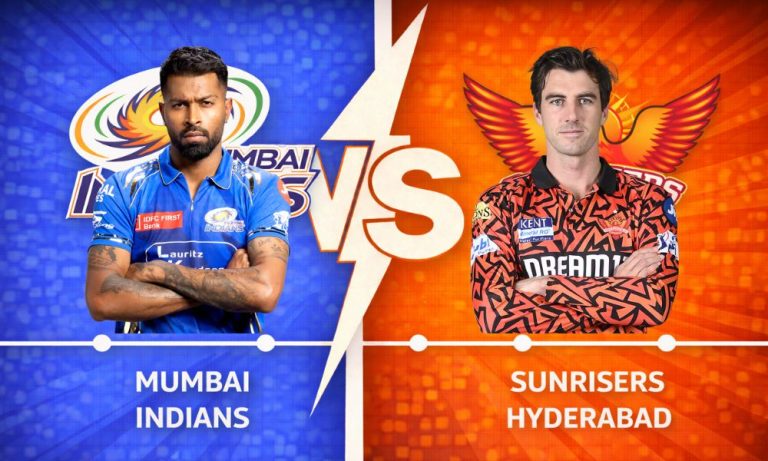 Mumbai Indians VS Sunrisers Hyderabad timeline