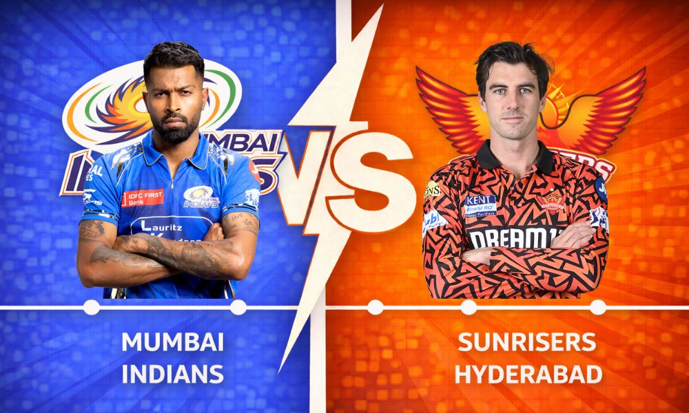 Mumbai Indians VS Sunrisers Hyderabad timeline