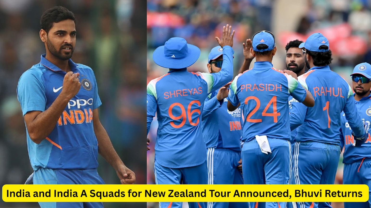 India and India A squads for New Zealand tour announced